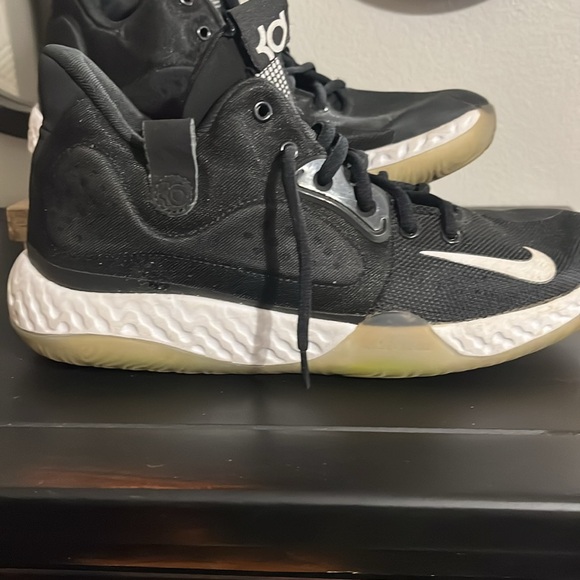 Nike KD Black and White Athletic Sneakers - Picture 2 of 3